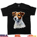 Jack Russell Terrier Dog Portrait Design T-Shirt