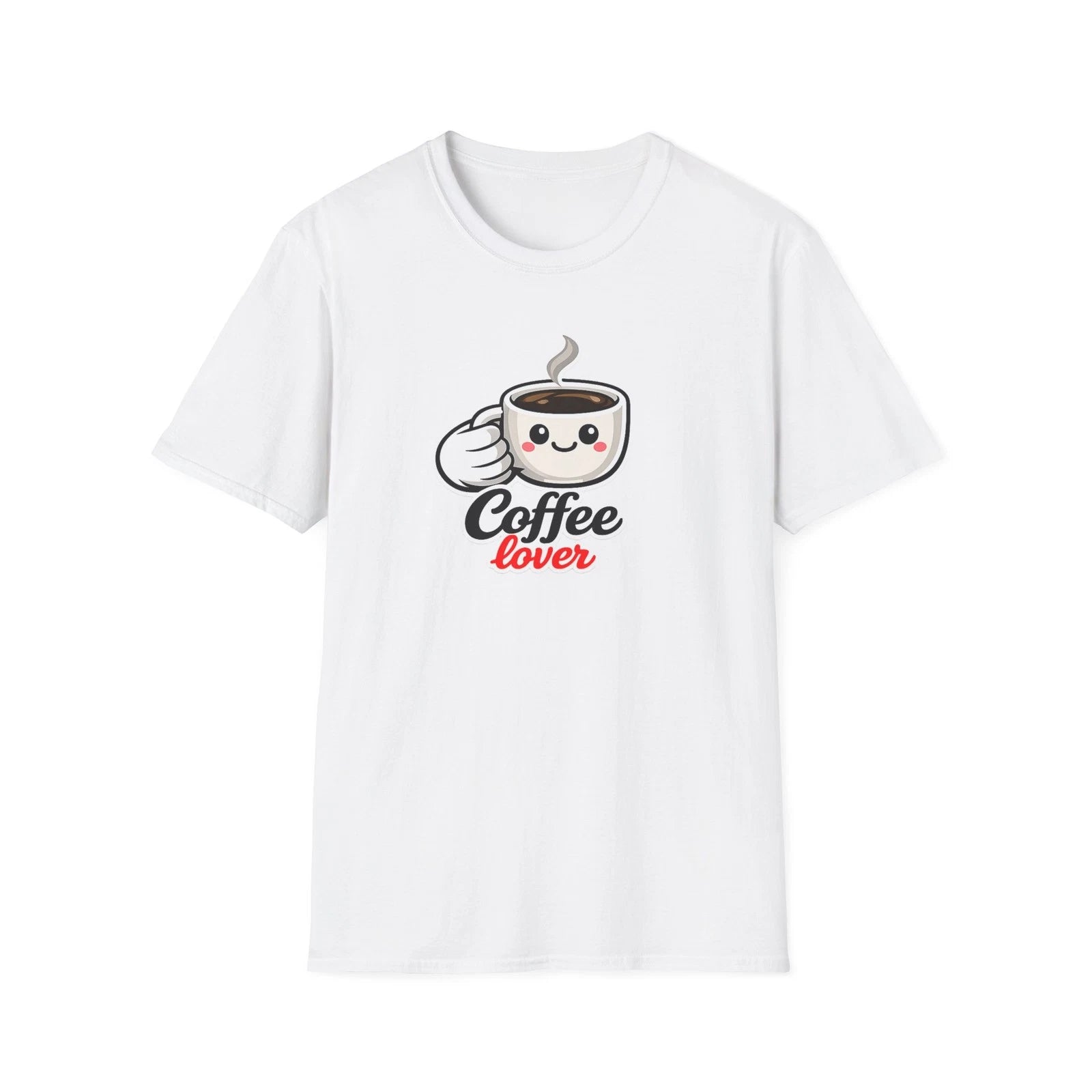 Cute Kawaii Coffee Cup T-Shirt | Coffee Lover Tee (Unisex)