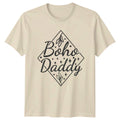 Boho Daddy Mens T-Shirt Bohemian Hippie Fathers Day Gift For Him