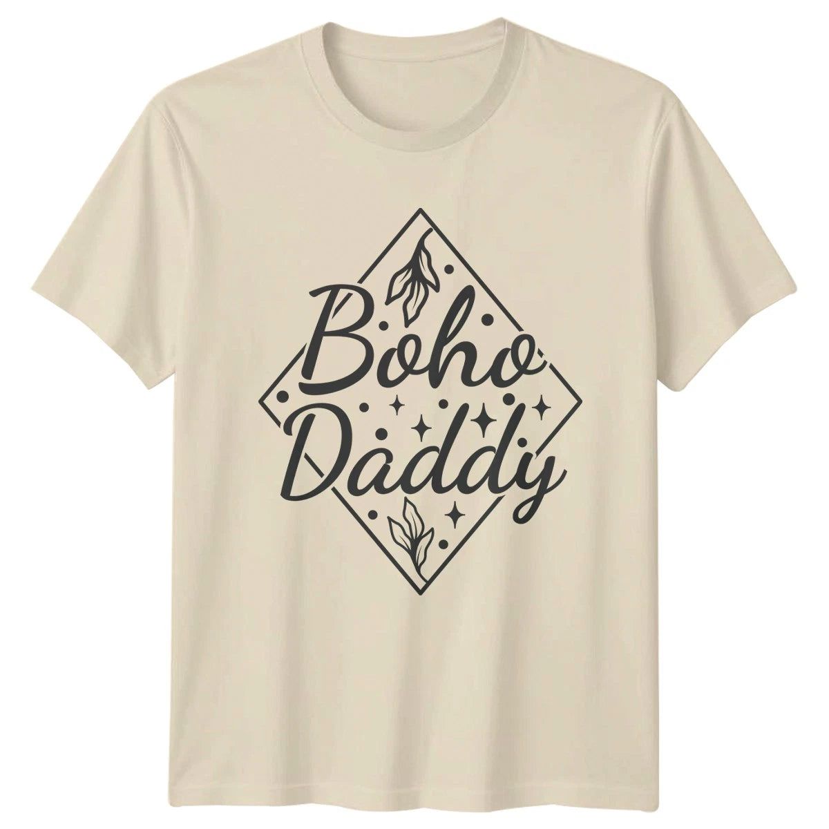Boho Daddy Mens T-Shirt Bohemian Hippie Fathers Day Gift For Him