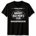 Grumpy Old Men'S Club Mens T Shirt Funny Dad Grandad Fathers Day Joke Gift Top