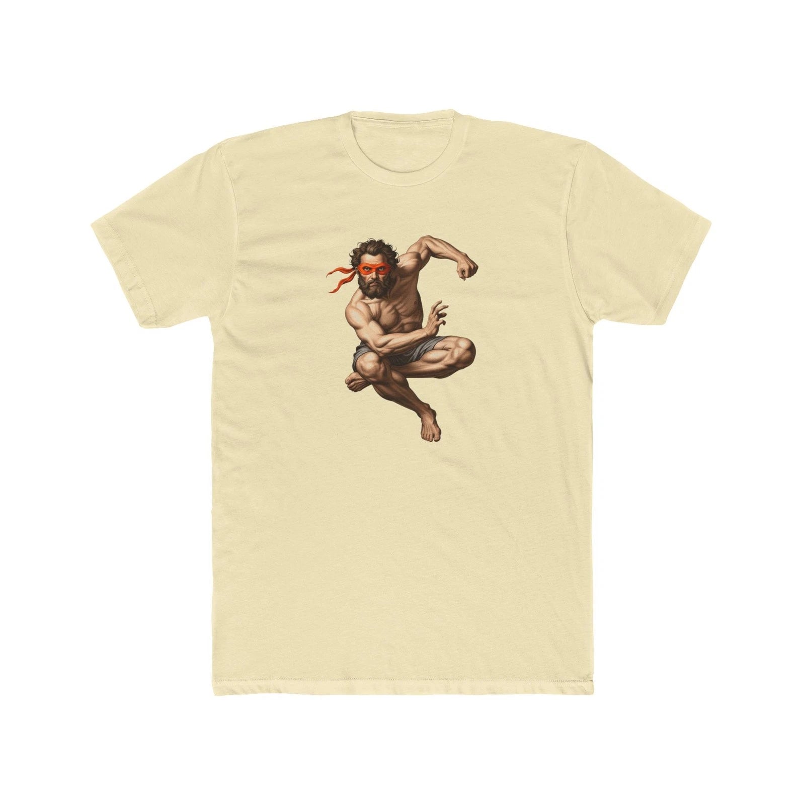 Renaissance Michelangelo Inspired Graphic Tee | Ninja Art Unisex Shirt