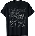 Grunge Skull Goth Alt Sigilism Vintage Graphic T-Shirt