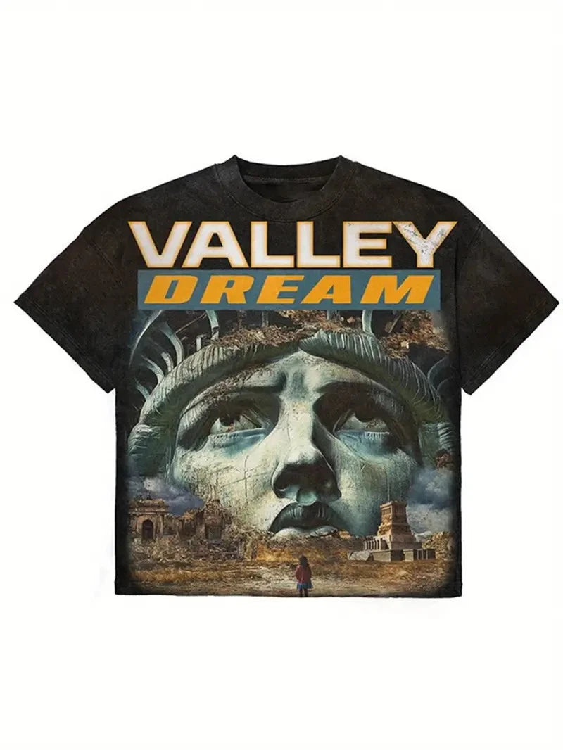 valley dream y2k womens printed