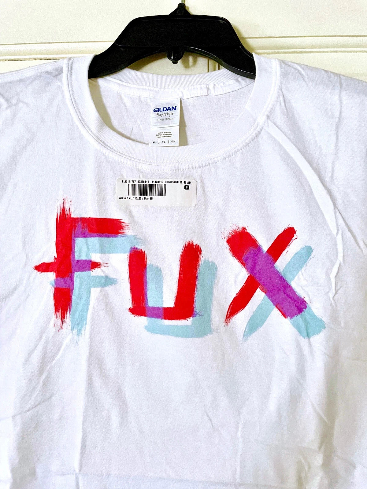 NEW! RARE 2020 FUX LOGO JAM BAND GERMAN SCHLAGER MUSIC CONCERT TEE T-SHIRT XL