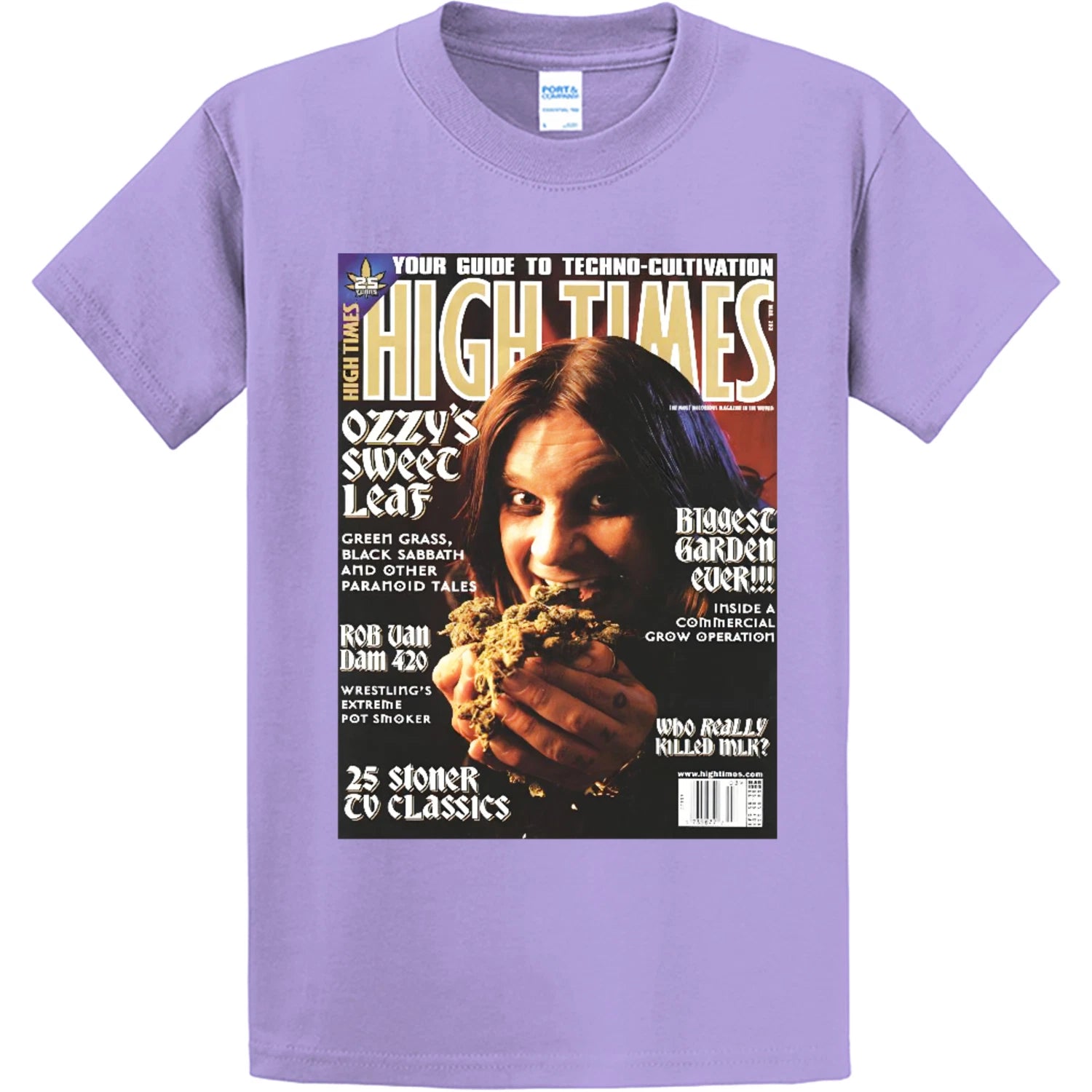 NEW Art Society POP CULTURE MAGAZINE VOL. 1 LAVENDER Tee Shirt S-4XL MADE IN USA