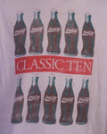 vintage 90s Coca Cola Coke Pop Art T-Shirt 2 sided USA single stitch XL
