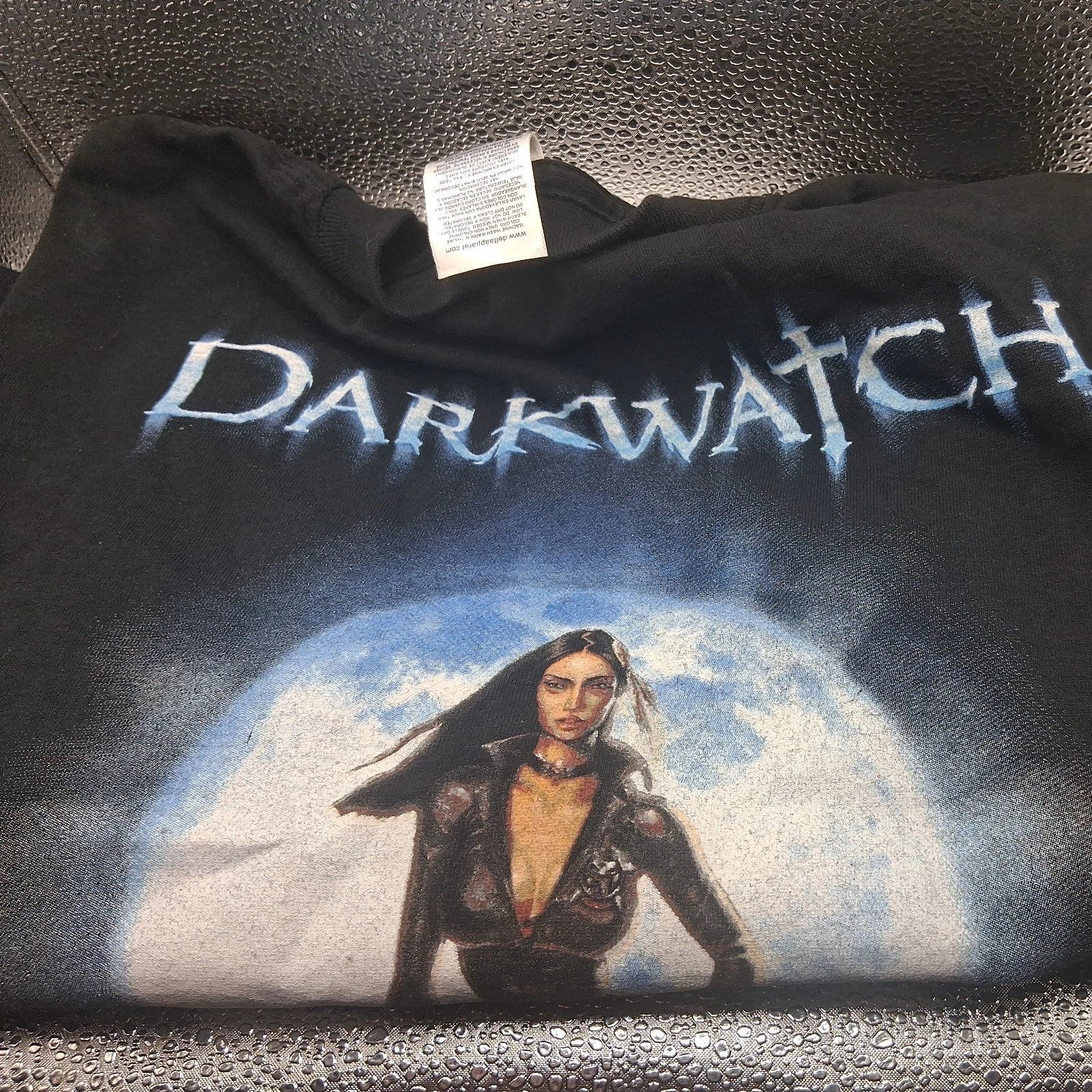 Vintage CAPCOM Darkwatch Video Game PlayStation 2 PS2 Xbox Promo Tee Shirt Sz XL