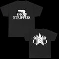 Snow Strippers T Shirt Electronic Dance EDM grunge y2k emo punk goth affliction