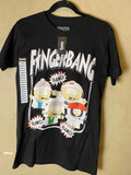 NWT-SOUTH PARK  "FingerBang" Bang Bang Group Finger Shooting T Shirt