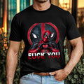Deadpool Love F*ck You T-Shirt Marvel Comics Anti-Hero Funny Sarcastic Gift Top