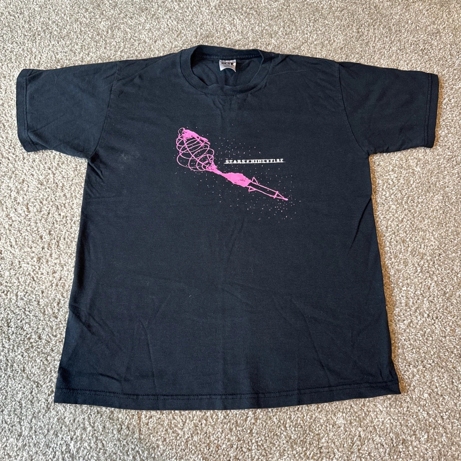 Vintage Star Hide Fire Band T-Shirt M Medium Punk Emo Rock
