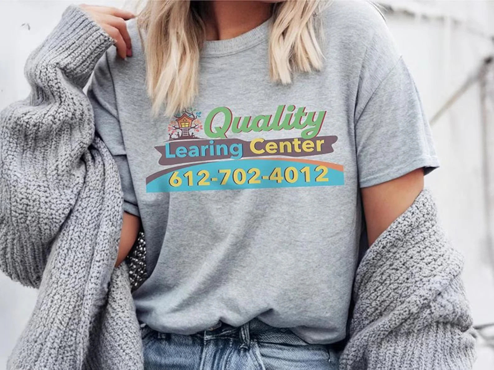 Nick Shirley Quality Learning Center 1-800-Fraud T-Shirt, Funny Republican Humor