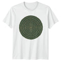Glitter Gold Mandala Geometric T-Shirt Boho Abstract Apparel Design