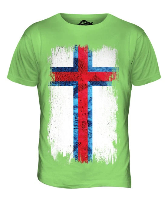 FAROE Islands grunge flag mens t shirt tee shirt xs s m l xl 2xl 3xl 4xl 5xl