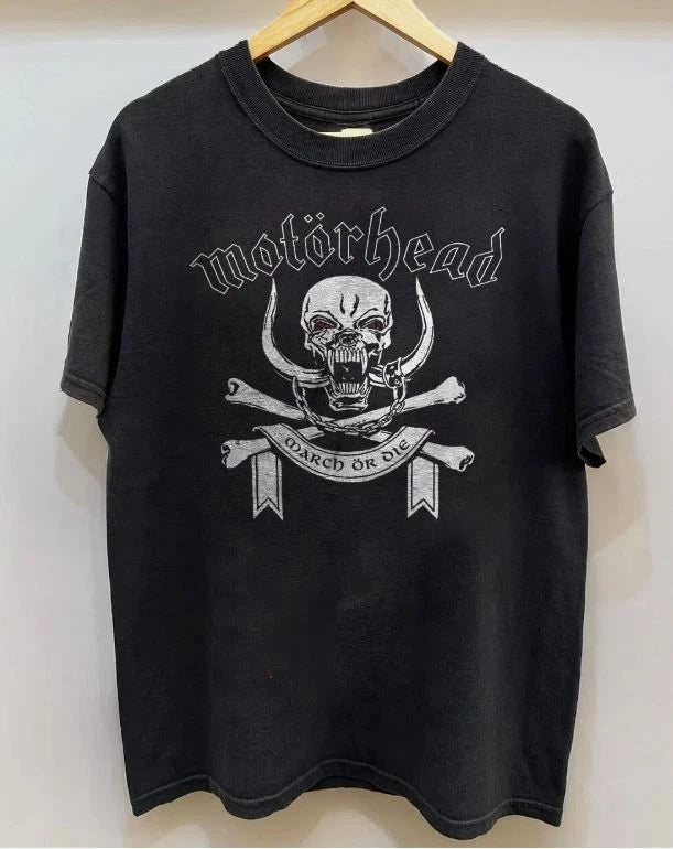 HOT! Motorhead March ör Die Rock Band Unisex Black T-shirt Size S-5XL
