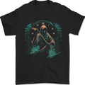 Grim Reaper Time Skull Death Gothic Mens T-Shirt 100% Cotton