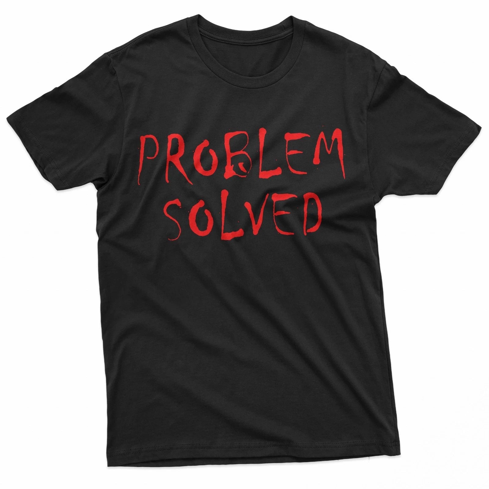 Problem Solved Dark Adult Sarcastic Humor Top T-Shirt
