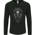 Immortal Skulls Gothic Goth Heavy Metal Rock Mens Long Sleeve T-Shirt