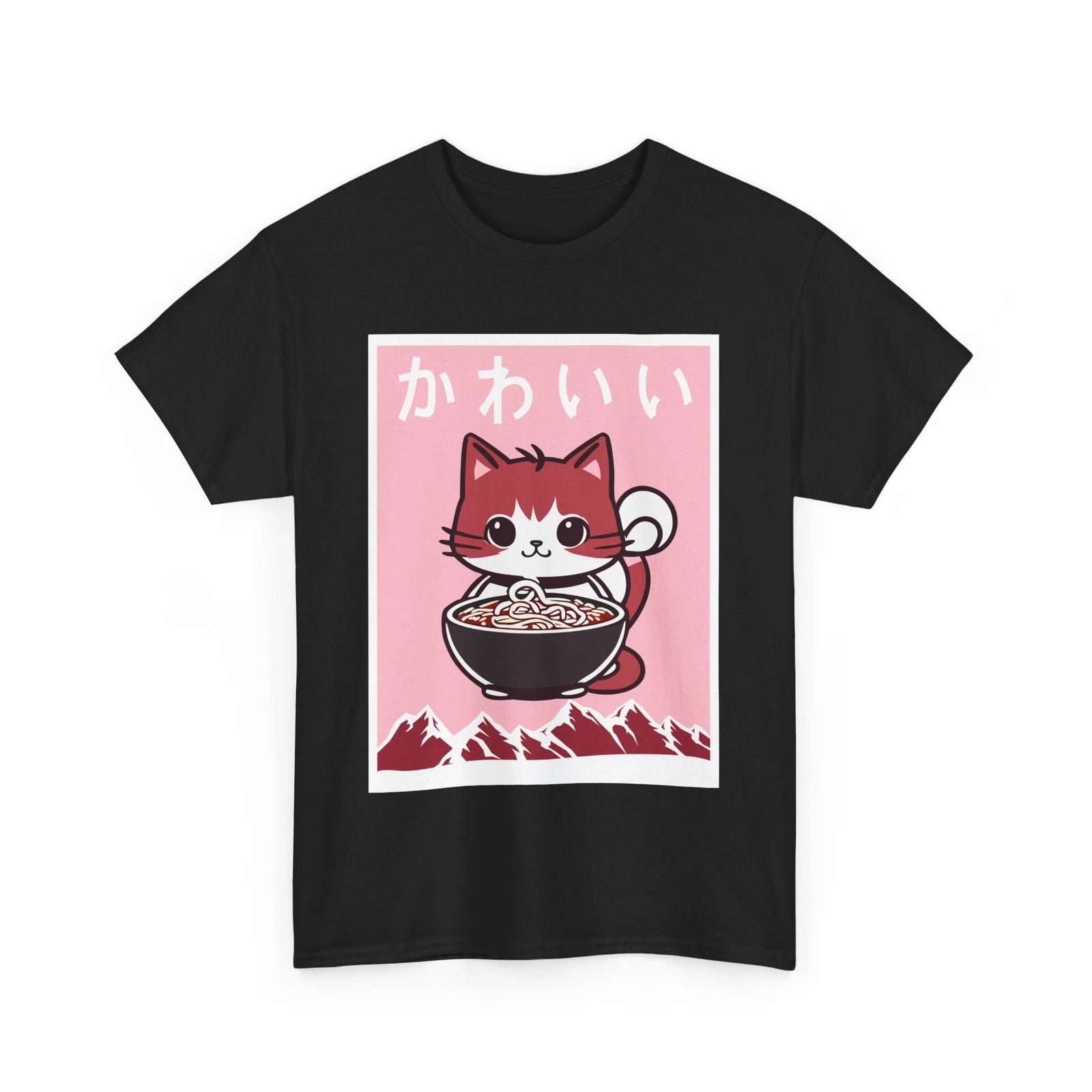 Kawaii Cat Shirt, Japanese Art Cat Kitten Lovers Women Men T-shirt