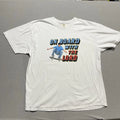 On Board With The Lord 2XL T Shirt Funny Skateboard Jesus Christian Meme Humor