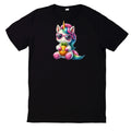 Funny Unicorn Pool Party Theme Cotton T-Shirt