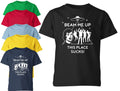 Beam Me Up This Place Sucks Unisex Kid Adult Tee Xmas Holiday Gift Top