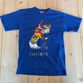Vintage Y2K Alicante Spain Surf Bull Shark Beach Souvenir Tourist T-Shirt XS