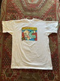 Vintage 90s Frank Kozik Pop Art T-Shirt XL IBM Computer Apple Mac Tech Software