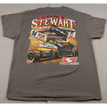 Tony Stewart Racing Back in the Saddle #14  Car Graphic T-Shirt Mens XL Gray