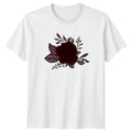 Dark Rose Womens T-Shirt Spooky Goth Floral 2026 Birthday Gift For Her