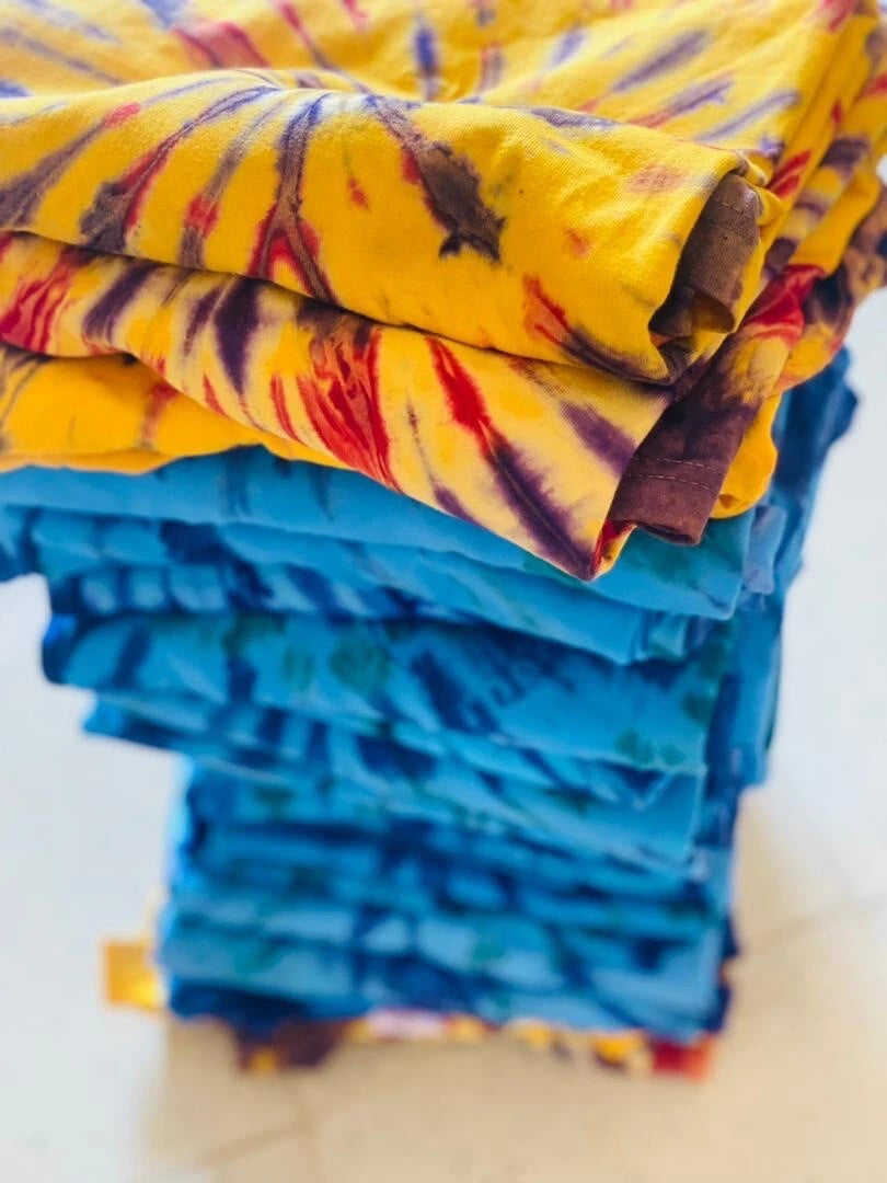 Tie dye t-shirt mens / unisex, Vintage, 100% Cotton, Handmade, FREE Item
