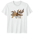 Boho Botanical Abstract Foliage T-Shirt Modern Tropical Fashion