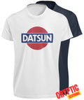 DATSUN Navy Retro Logo T-Shirt 240z 260z 280z ZX 510 Fairlady CLASSIC TEE S-3XL