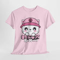 Cute Kawaii Cat Be Happy T-Shirt, Peace and Love, 5 Colors, Fun Cat Lover Gift