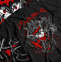 Asta Yuno T-shirt Black Clover Anime Manga Asta Girl Gifts Black Shirt All Size.