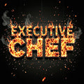 EXECUTIVE CHEF T-Shirt | Fiery Culinary Leader Brigade Chief Tee