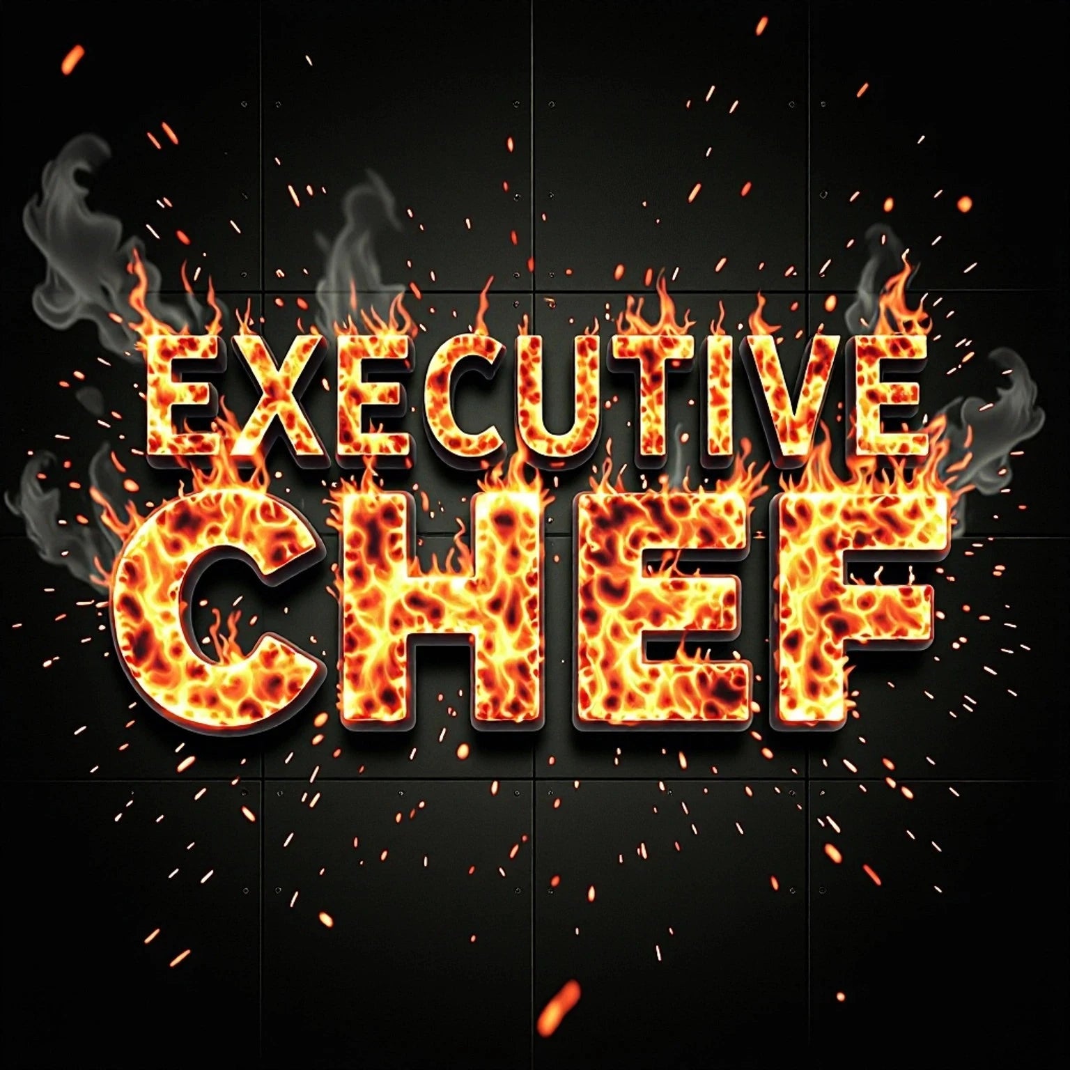 EXECUTIVE CHEF T-Shirt | Fiery Culinary Leader Brigade Chief Tee