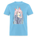 Japanese Anime Girl Unicorn Shirt Notice Me Senpai Kawaii Hentai Waifu T-Shirt