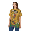 Gustav Klimt The Kiss Inspired Minimalist Graphic Iconic Unisex Tee T-Shirt Top