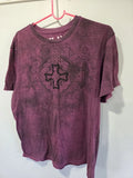 Y2k helix grunge cross shirt mens xxl