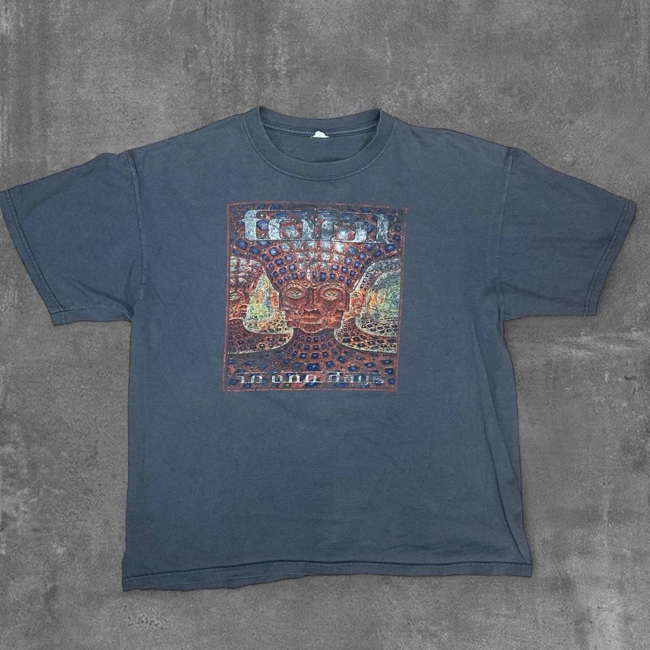 Men’s Vintage Y2K 2006 Faded 10,000 Days Tool Concert Band T-Shirt