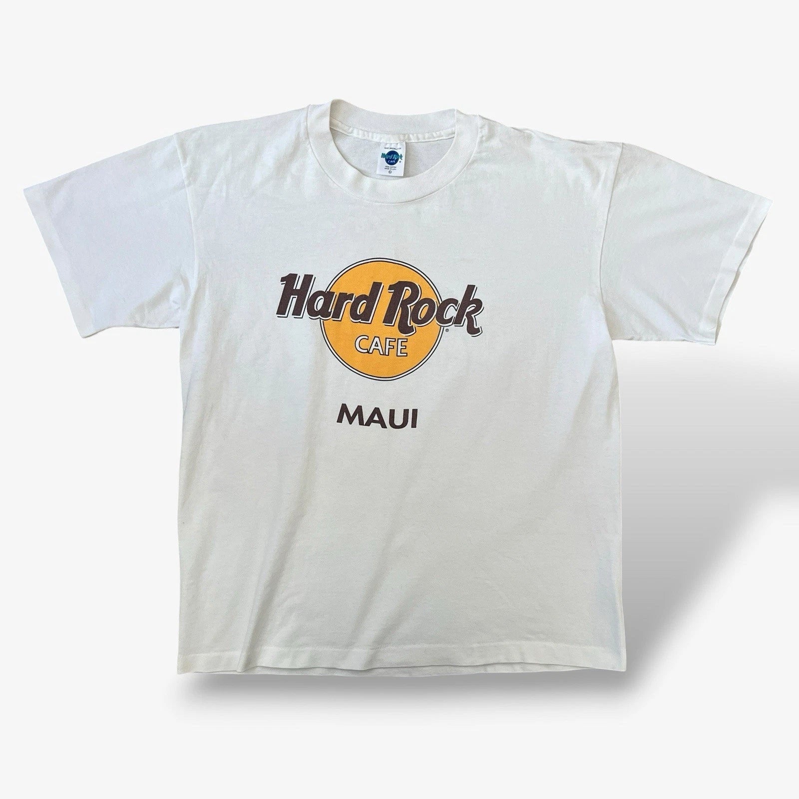 Vintage 80s 90s Hard Rock Cafe Maui Single Stitch T Shirt Size L/XL Made In USA