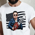 Dept of Government Efficiency DOGE Chainsaw Musk T-Shirt Political Meme T-shirt