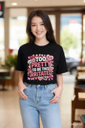 Too Pretty To Be This Irritated Shirt | Funny Coquette Comfort Colors Tee