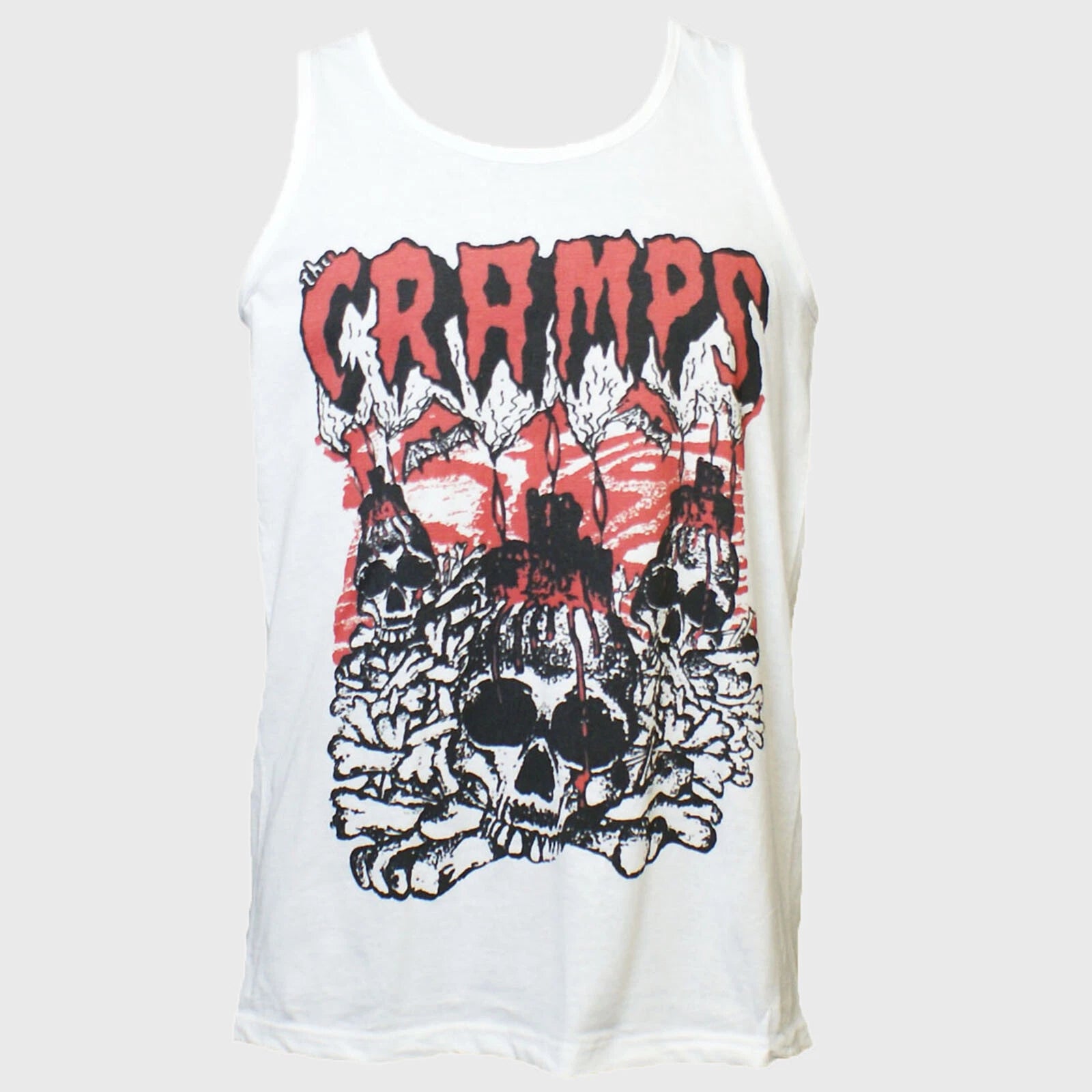 The Cramps Psychobilly Punk Rock T-shirt Sleeveless Unisex Vest Tank Top S-3XL