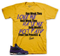 Shirts To Match Jordan 4 Imperial Purple AJ4 - Trust Process Shirt