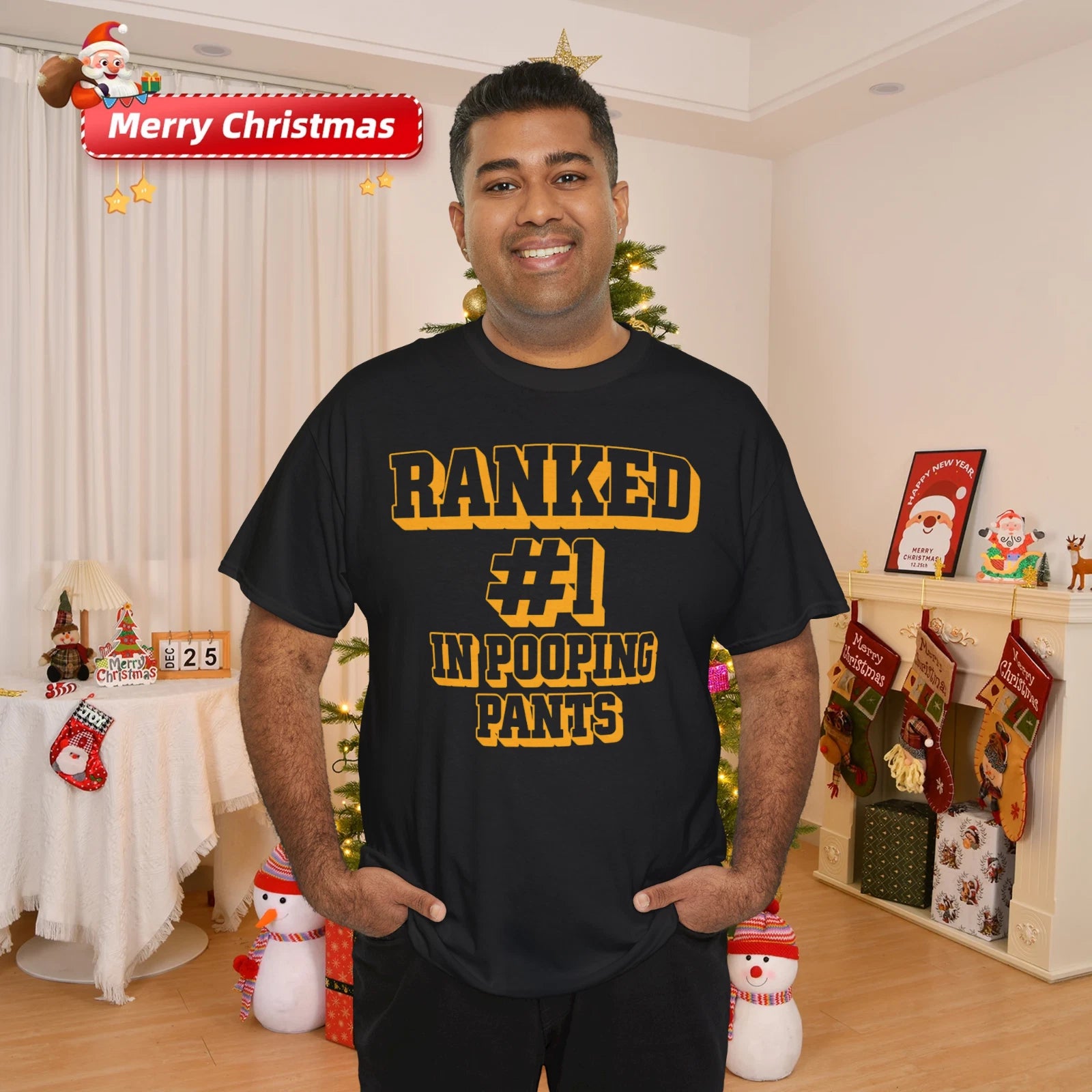 Ranked #1 in Pooping Pants Funny Toilet Adult Humor Meme T-Shirt
