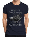 Better A Wolf Odin Than A Lamb Of God Vikings North Gothic Mens T-Shirt