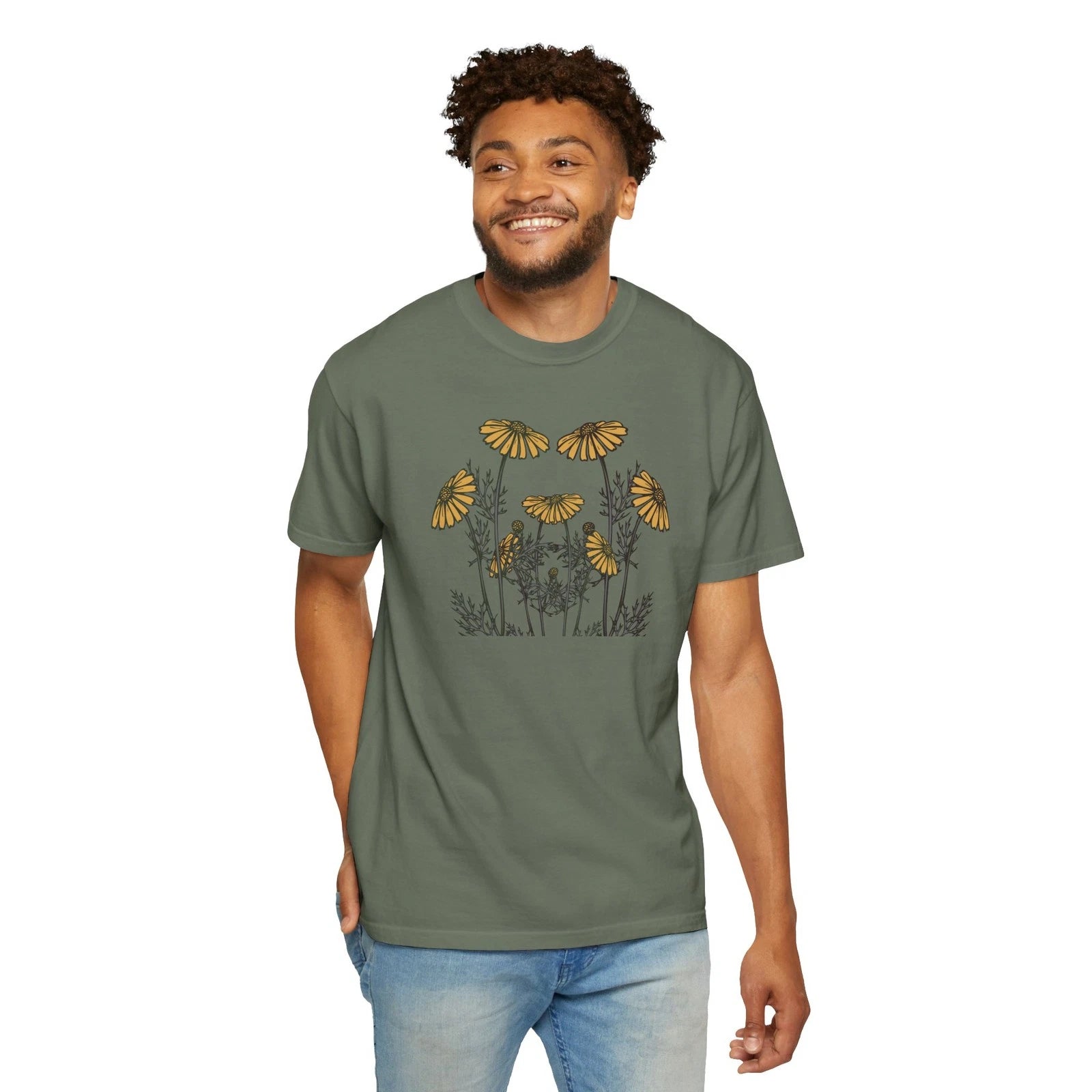 Comfort Colors Boho Cottagecore Wildflowers Floral Tee Shirt Aesthetic Gift
